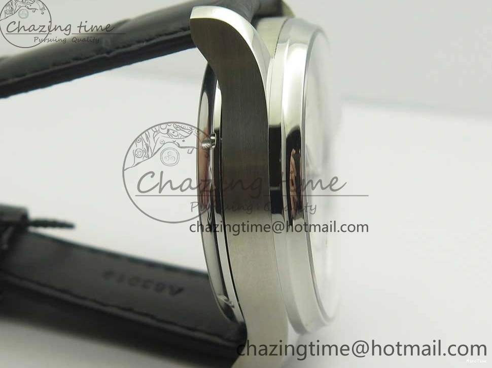 MIROTIME 0510 Efficient Portuguese Tourbillon IW5463 SS ZF Best Edition White Dial on Black Leather Strap 7170